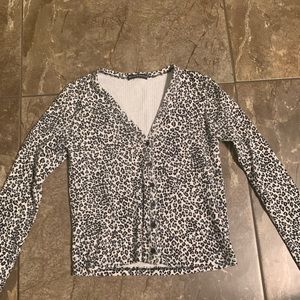 Brandy Melville Cheetah Print long sleeve